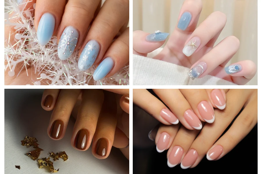 nail shape trends 2026 almond square and short nail styles