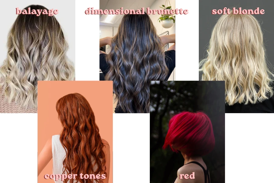hair color trends 2026 with lived in blonde brunette and copper tones