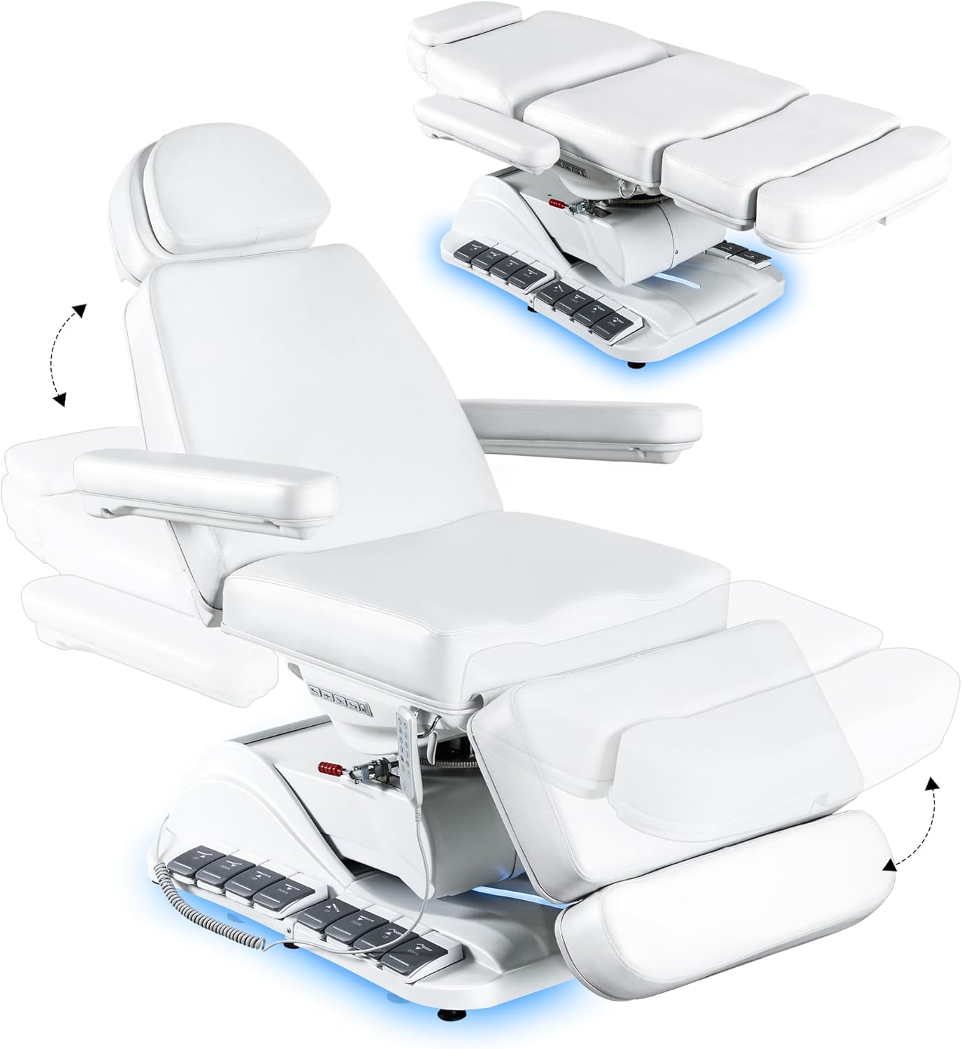 1-192 4-Motor Electric Massage Bed, Massage Bed with Height Adjustable &... - Medical Treatment Bed | Nova Spa Equipment