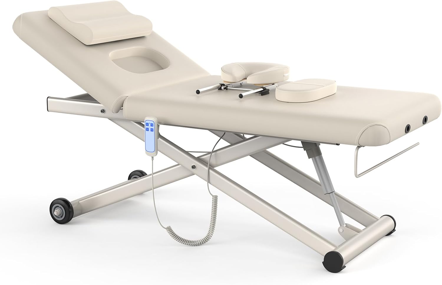 1-215 Electric Massage Table, Heavy Duty Electric Lift and Backrest 2 Motor ... - Medical Treatment Bed | Nova Spa Equipment