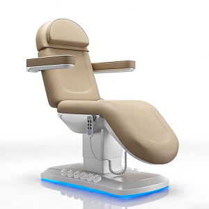 Beauty Salon Furniture Foot Control Extension Massage Table Modern Lux... - Massage Bed | Nova Spa Equipment