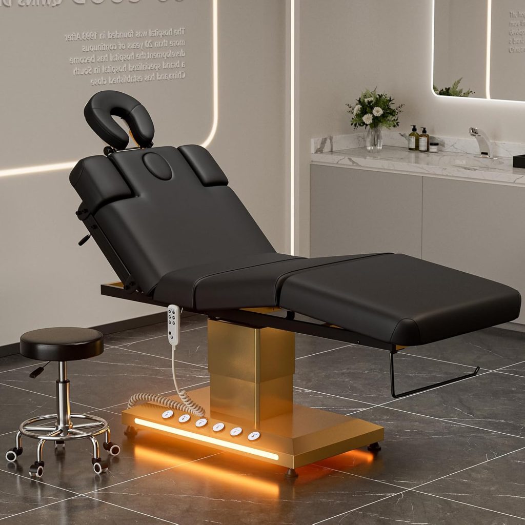 Full Electric Spa Massage Treatment Table, Medical Bed with Independen... - Medical Treatment Bed | Nova Spa Equipment
