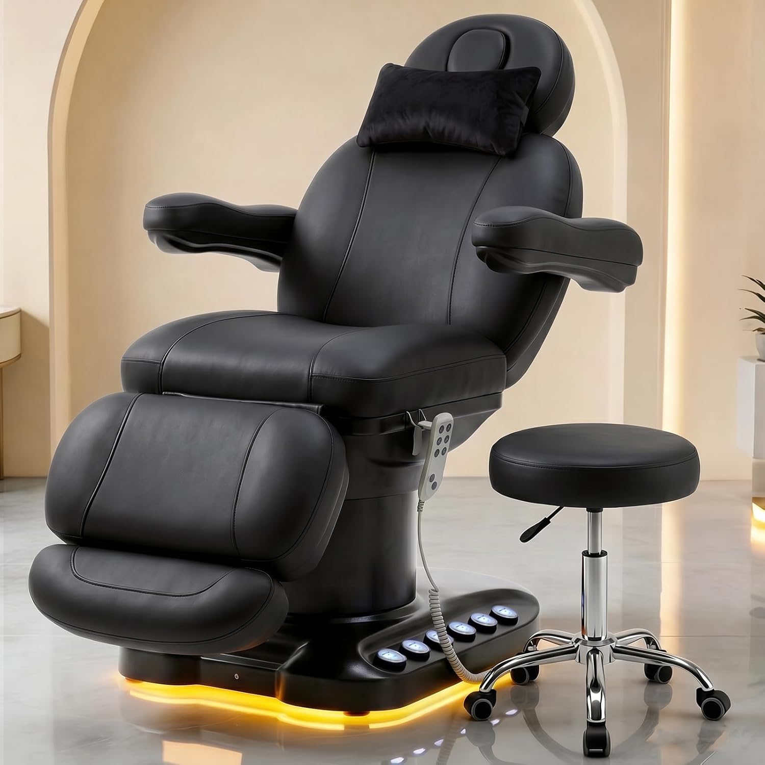 Fully Electric Massage Table with 3 Motors, Professional Esthetician B... - Medical Treatment Bed | Nova Spa Equipment