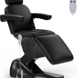 3 Motor Electric Esthetician Bed, Fully Electric Facial Chair with Adj... - Tattoo Bed | Nova Spa Equipment