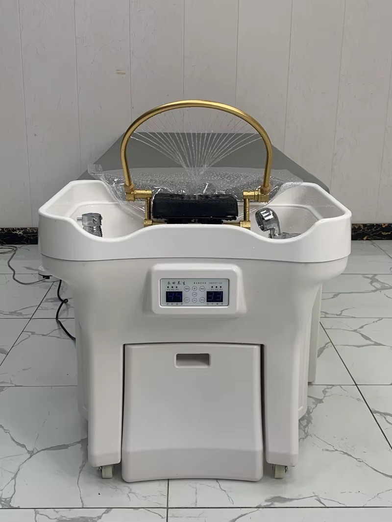 Modern Design New Model Portable Shampoo Basin Salon Hair Wash Sink with Water Tank for Smart Home Use