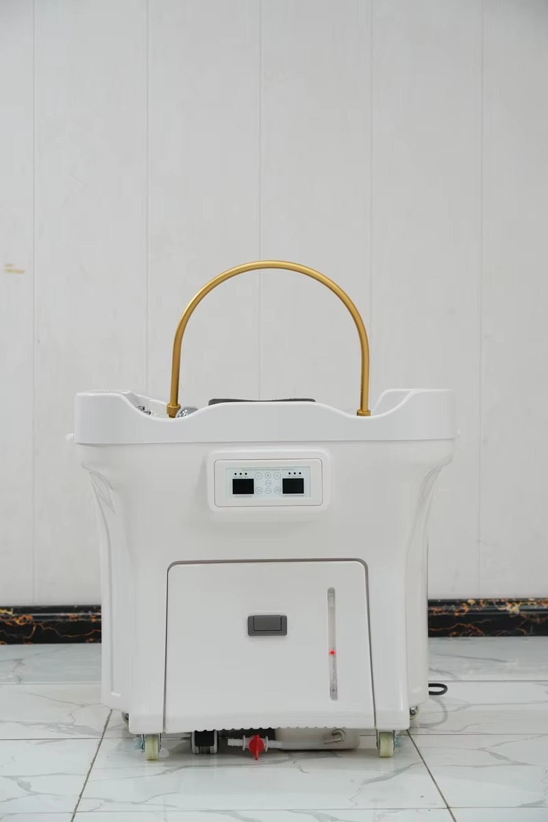 Portable Shampoo Basin Salon Furniture Head Spa Adjustable Height Massage Washing Hair Bowl Sink for Beauty Salons