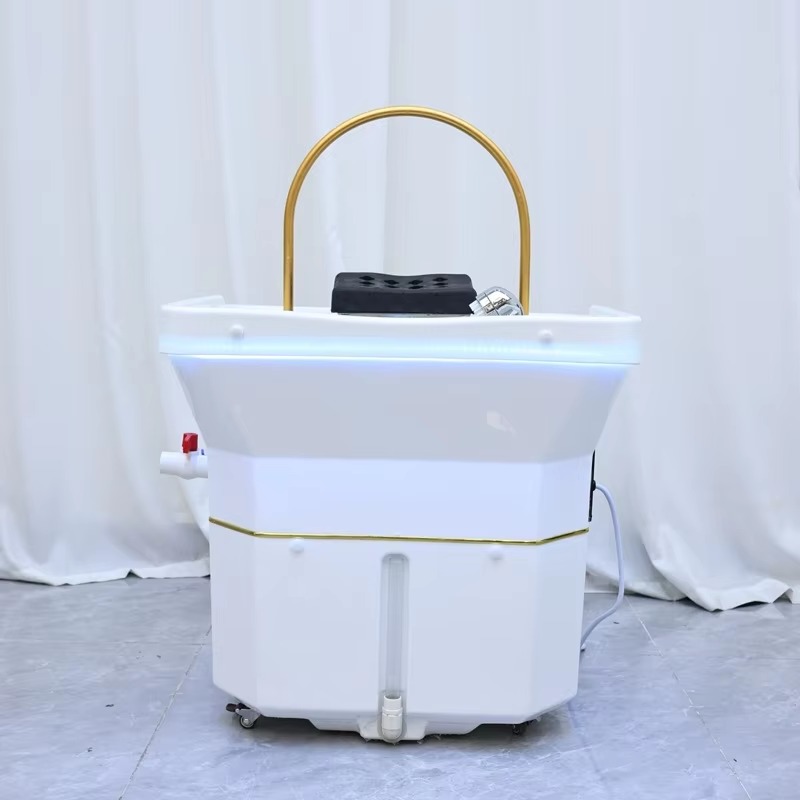 Barbershop Head Spa Equipment Portable Salon Hair Washing Sink Head Basin Hairdressers Shampoo Wash Basin