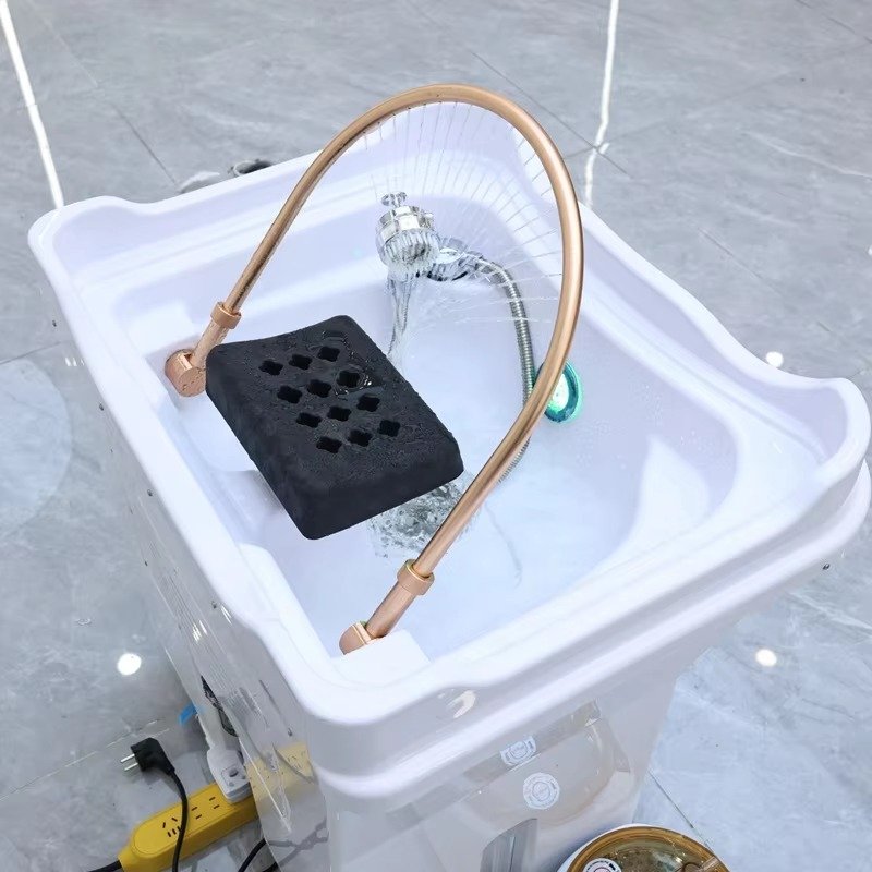Modern Design Japanese Head Spa Basin Equipment Portable Massage Shampoo Bowl with Fumigation No Plumbing Required