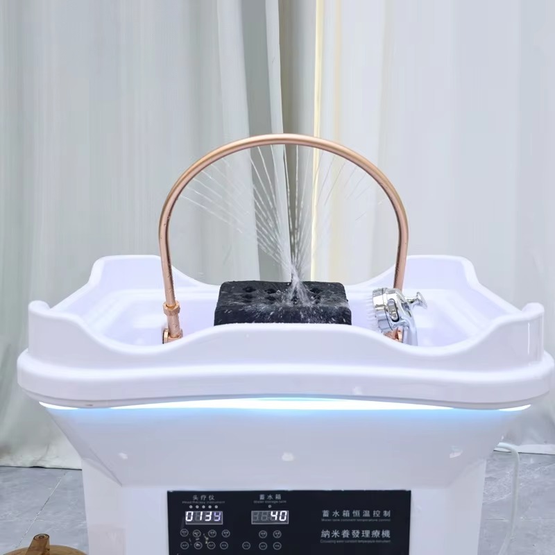 Modern Design Japanese Head Spa Basin Equipment Portable Massage Shampoo Bowl with Fumigation No Plumbing Required