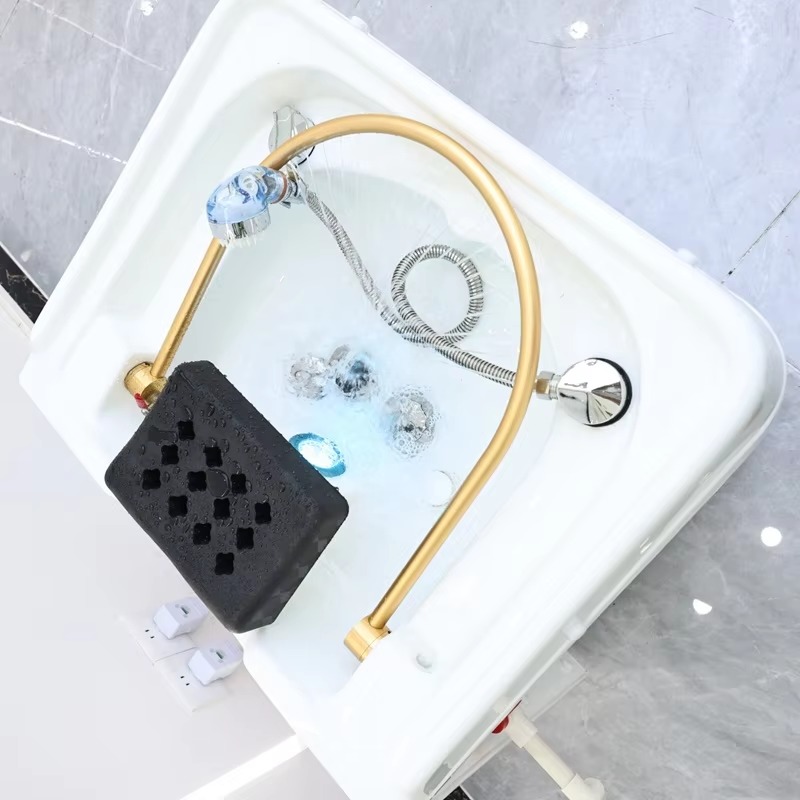 No Plumbing Portable Shampoo Hairdresser Basin Sink With Water Tank Head Spa Equipment for Beauty Salon