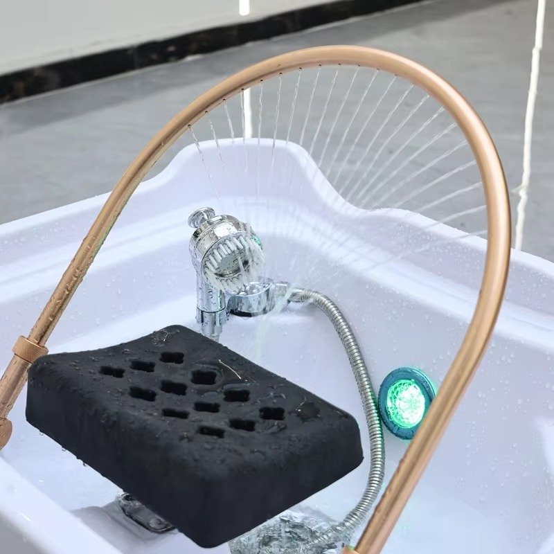 Modern Design Japanese Head Spa Basin Equipment Portable Massage Shampoo Bowl with Fumigation No Plumbing Required