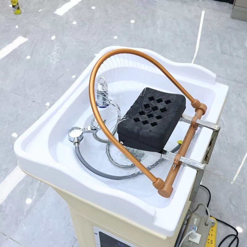 Wholesale Portable Head Massage Spa Sink Head Spa Equipment Shampoo Bowl and Chair Basin Hair Wash Hair Basin for Salon Use