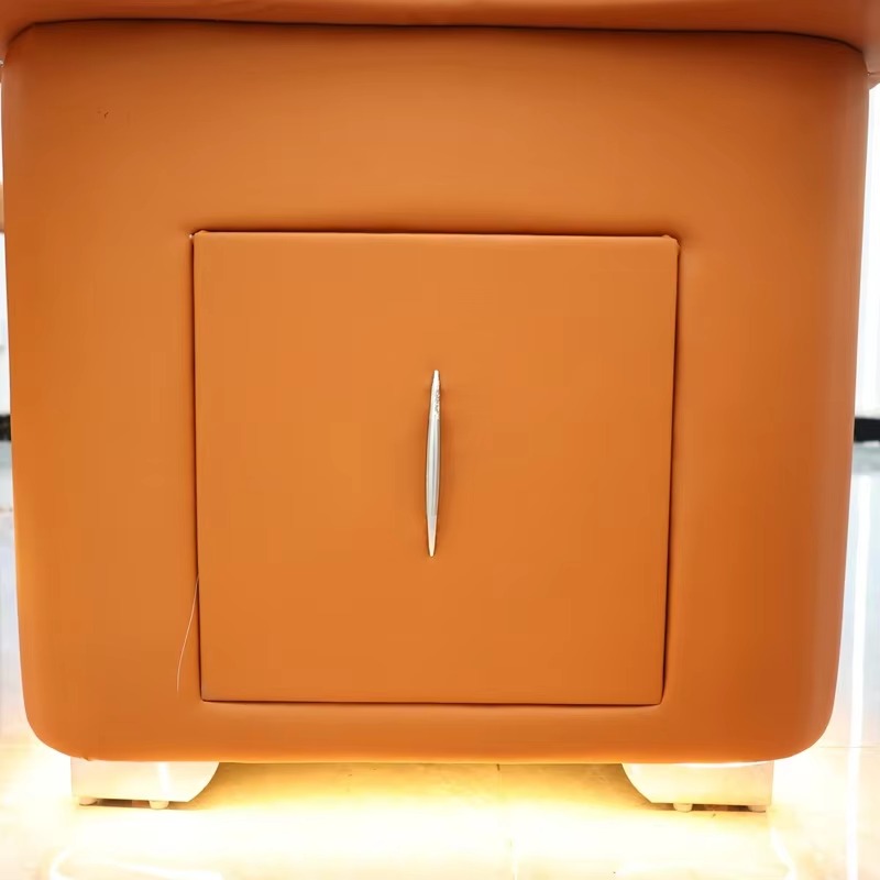 Luxury Modern Beauty Salon Spa Electric Water Circulation Hair Washing Therapy Thai Massage Laydown Shampoo Basin Bed Light