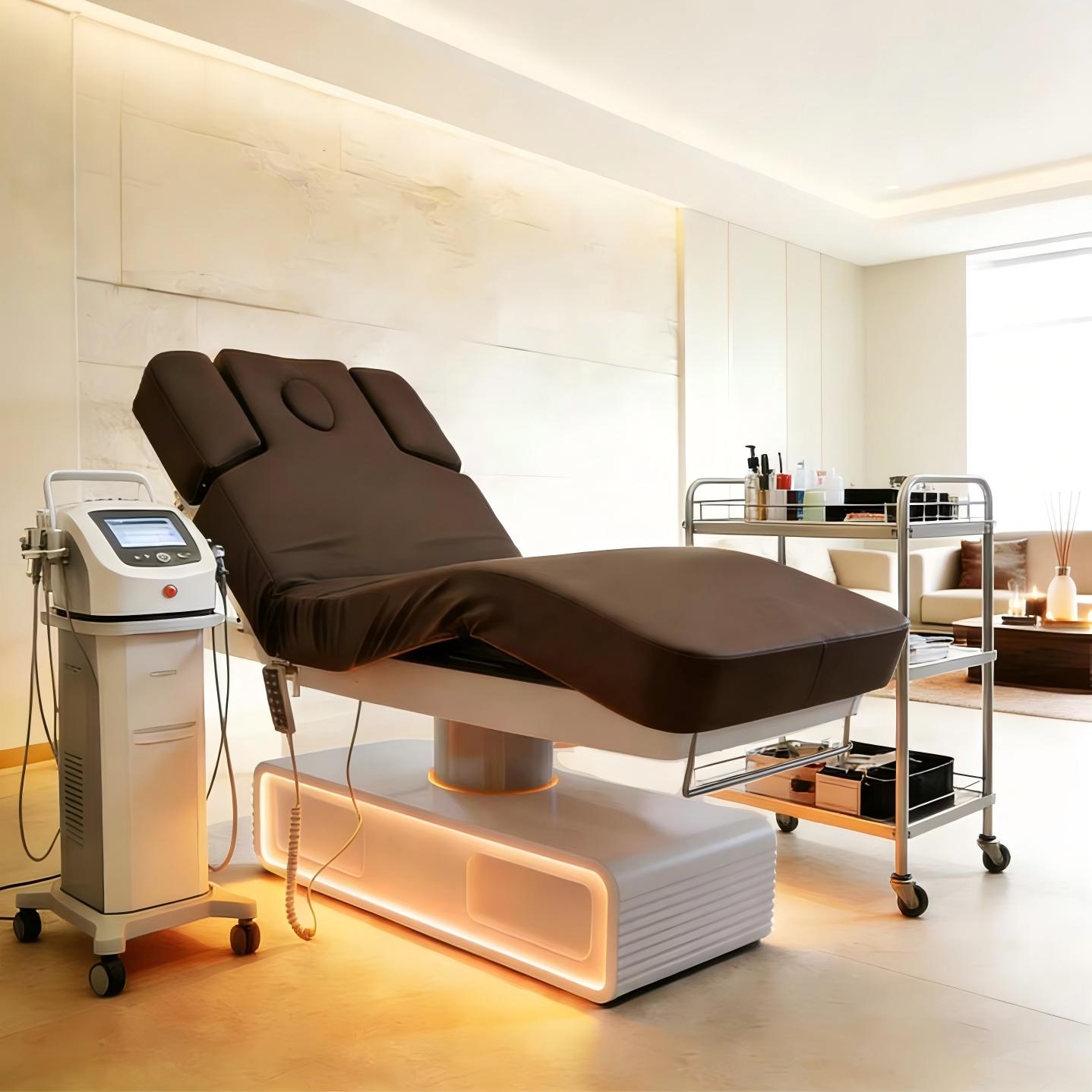 1_-from-avif-173 Manufacturer New Beauty Curved Electric Adjustable Lash Facial Bed Sal... - Massage Bed | Nova Spa Equipment