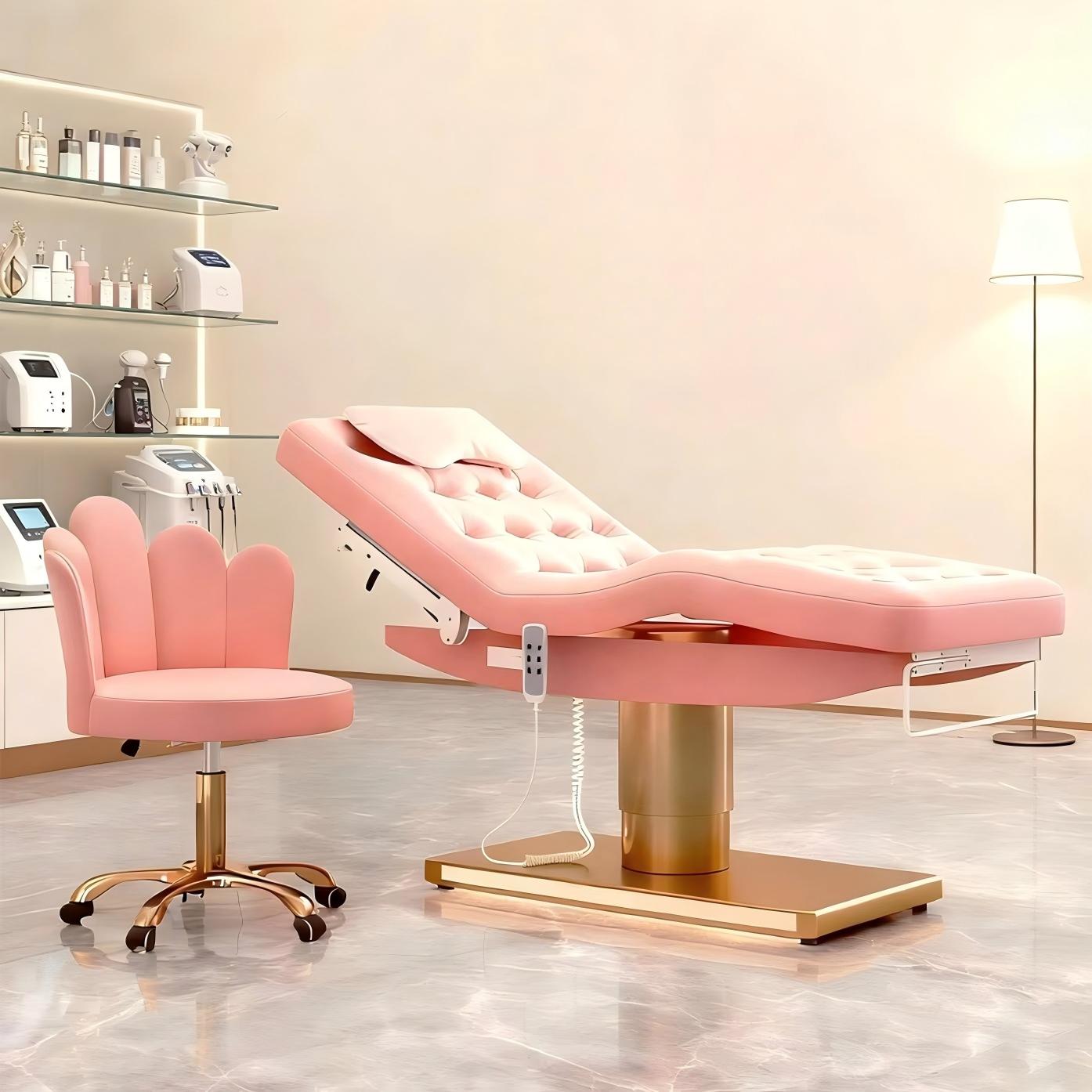 1_-from-avif-186 Multifunctional Electric Three-motor Gold Stainless Steel Beauty Massa... - Massage Bed | Nova Spa Equipment