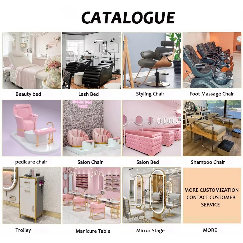 Professional Barber Shop Hair Spa Salon Therapy Shampoo Bed Washing Hair Thai Massage Beauty Shampoo Bed
