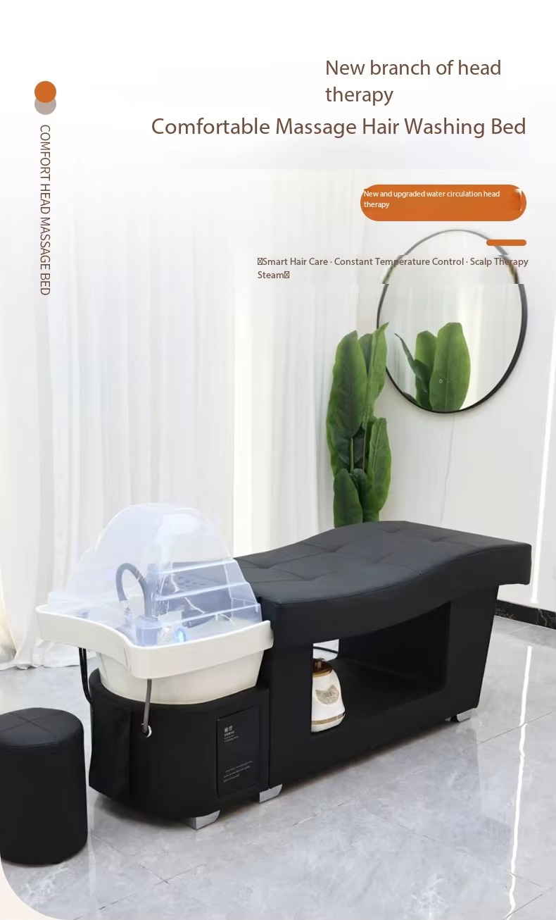 Portable Modern Shampoo Bed Head Spa Massage Shampoo Bed