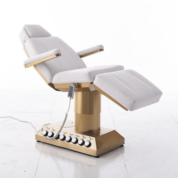 2-110-1.jpg White Leather Salon Furniture Massage Table and Bed Luxury 4 Motors El... - Massage Bed | Nova Spa Equipment