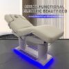 White 4 Motor Electric Adjustable Beauty Saloon Eyelash Bed Heavy Duty... - Massage Bed | Nova Spa Equipment