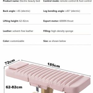 custom color luxury spa bed best price facial bed beauty for Eyelash E... - Lash & Nail Bed | Nova Spa Equipment