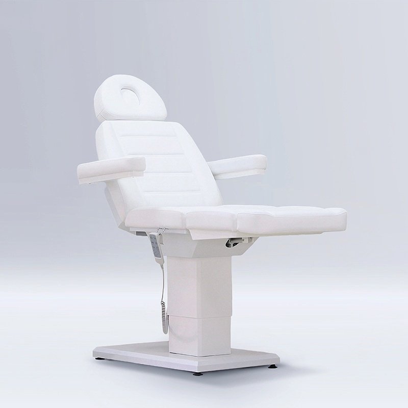 Full White Beauty Salon Furniture Adjustable Medical Clinic Massage Be... - Medical Treatment Bed | Nova Spa Equipment