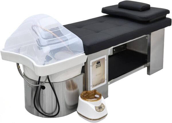 2-323 Head spa bed with U-shape water massage shampoo backwash unit