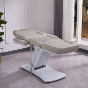Beauty Salon Furniture 3 Motors Electric Facial Spa Bed Adjustable Lif... - Massage Bed | Nova Spa Equipment