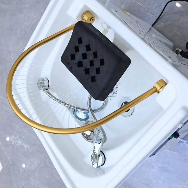 Barbershop Head Spa Equipment Portable Salon Hair Washing Sink Head Basin Hairdressers Shampoo Wash Basin