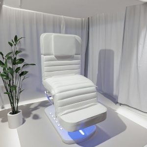 Design 3 Motors Electric Facial Spa Lash Bed Luxury Modern Full White ... - Massage Bed | Nova Spa Equipment