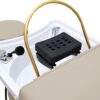 Head spa bed with U-shape water massage shampoo backwash unit