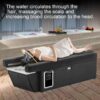 Massage bed with shampoo bowl, professional head spa and backwash station
