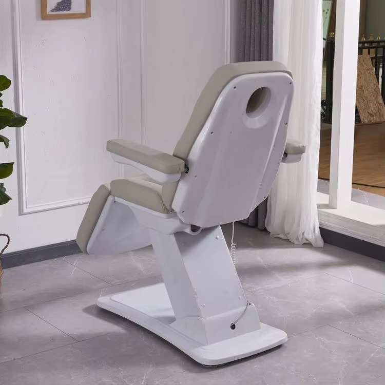 Modern Beauty Salon Furniture 3 Motors Electric Facial Spa Bed Adjustable Lifting Saloon Eyelash Massage Beauty Bed for Sale