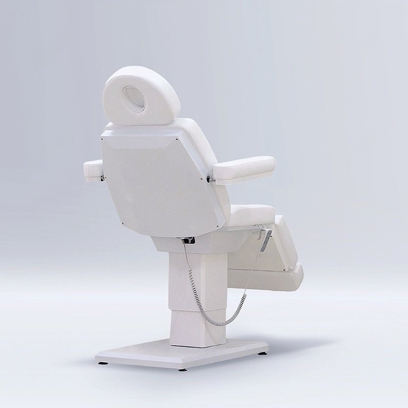 Modern Full White Beauty Salon Furniture Adjustable Medical Clinic Massage Bed 3 Motors Electric Cosmetic Treatment Spa Bed