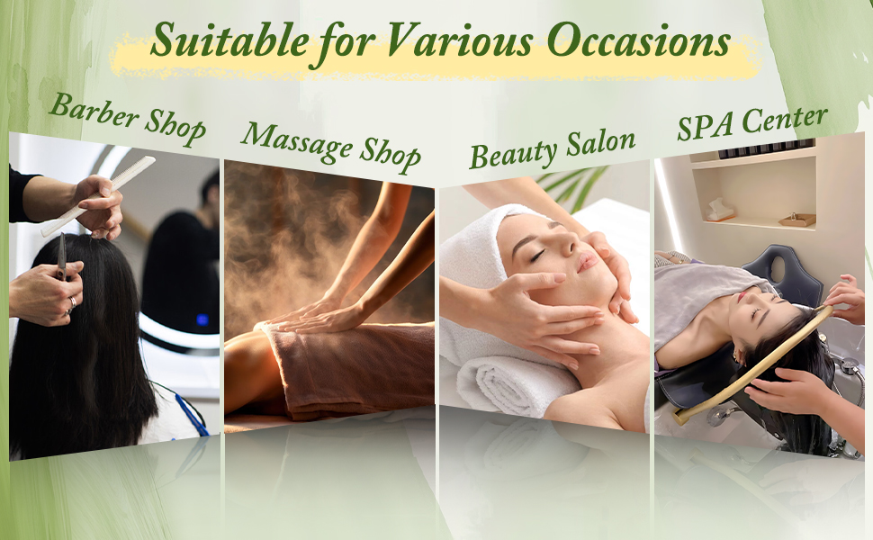 Professional Head Spa Equipment, Japanese Head Spa Bed, Shampoo Massage Bed, Massage Table with Water Circulation System, for Spa Beauty Salon Barber (C)