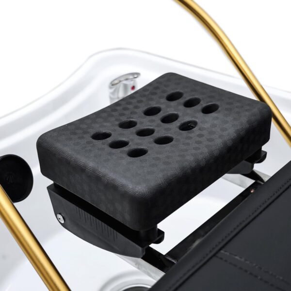 4-317 Head spa bed with U-shape water massage shampoo backwash unit