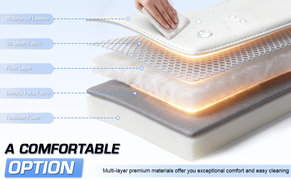 4-Motor Electric Massage Bed, Massage Bed with Height Adjustable & Adjustable & Rotatable Function, Stain PU Leather, 200KG Capacity Spa Chair for Beauty Salons, Spas, Medical Aesthetic Clinics