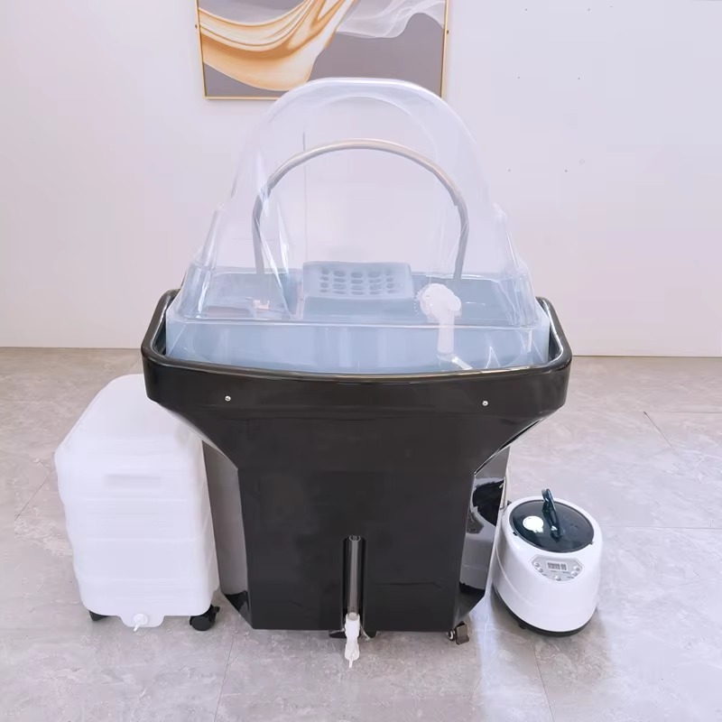 Professional Shampoo Bed Sink Portable Head Spa Hair Washing Basin No Plumbing With Water Circulation and 60L Water Storage