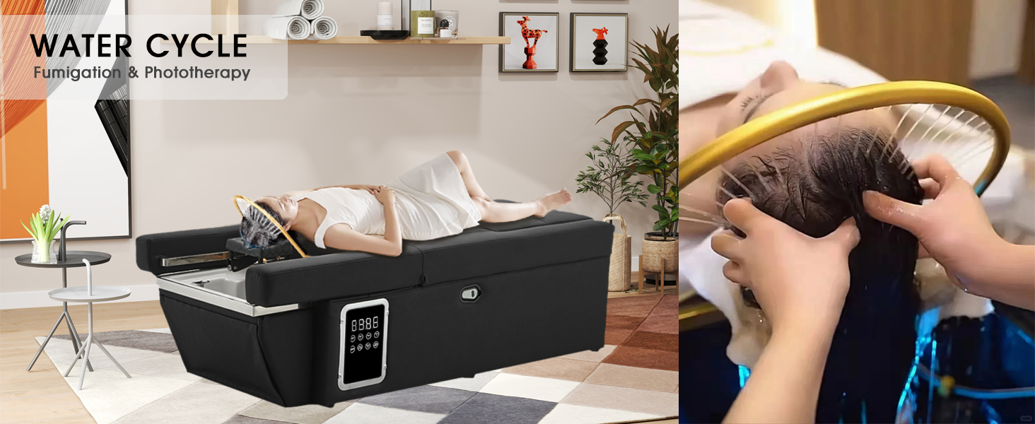 Artist hand Shampoo Bowl, Massage Bed, Head Spa Equipment, Foot Bath, Spa Beauty Salons, Backwash Unit Beauty Bed