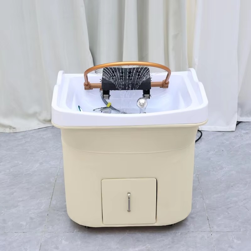 Wholesale Portable Head Massage Spa Sink Head Spa Equipment Shampoo Bowl and Chair Basin Hair Wash Hair Basin for Salon Use