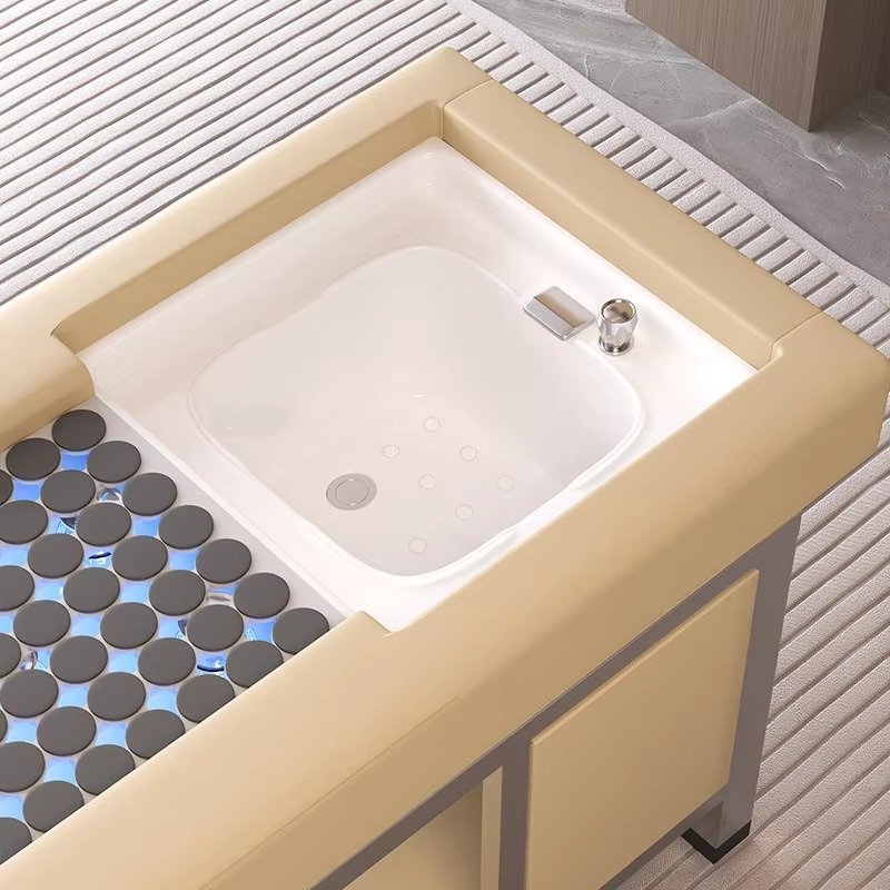 Multi-Functional Thai Shampoo Chair Hair Salon Shampoo Bed Head Spa with Moxibustion Massage Pedicure Beauty Shampoo Bed
