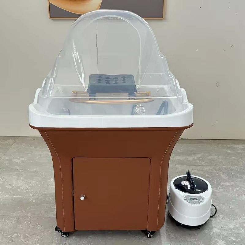 Modern Design Beauty Salon Spa Furniture Set with Portable Shampoo Basin Sink Wash Tank for Water Circulation for Salons & Spas