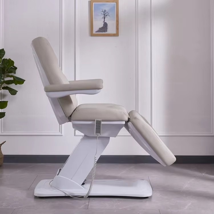 Modern Beauty Salon Furniture 3 Motors Electric Facial Spa Bed Adjustable Lifting Saloon Eyelash Massage Beauty Bed for Sale