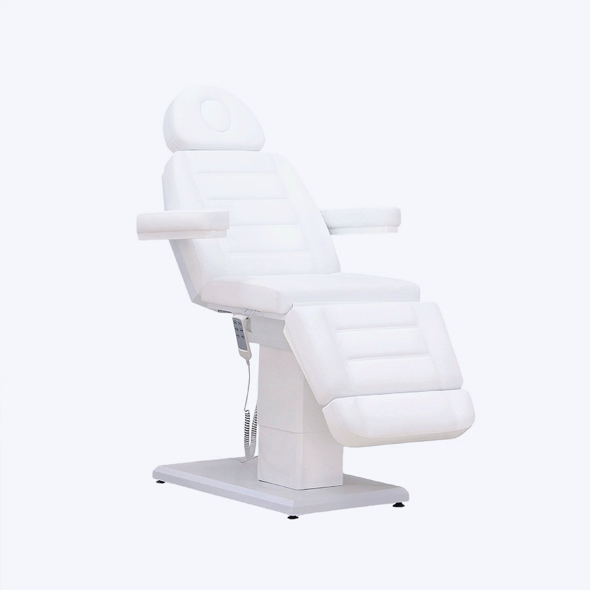 Modern Full White Beauty Salon Furniture Adjustable Medical Clinic Massage Bed 3 Motors Electric Cosmetic Treatment Spa Bed