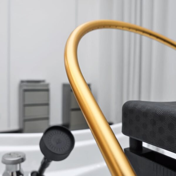 6-286 Head spa bed with U-shape water massage shampoo backwash unit