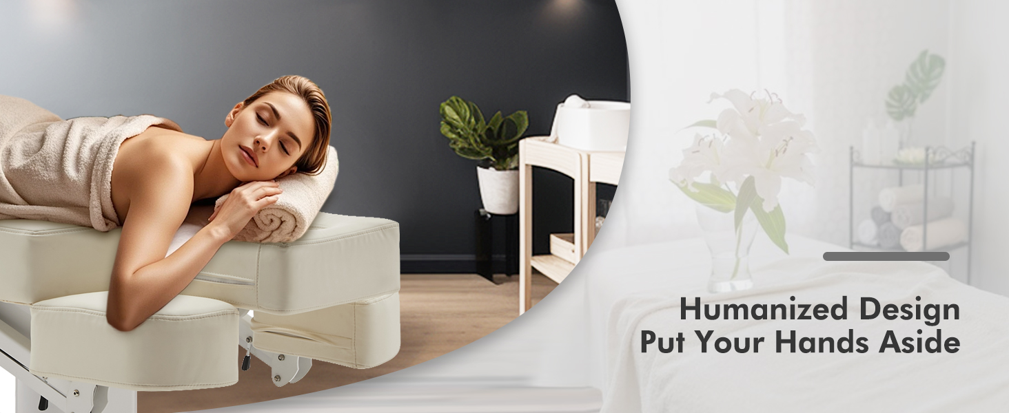 Artist hand 3 Motor Full Electric Spa Facial Beauty Bed Tattoo Medical Treatment Table Aesthetic Chair with Thermal Heated & Armrest for Salon Esthetician Doctor Podiatry
