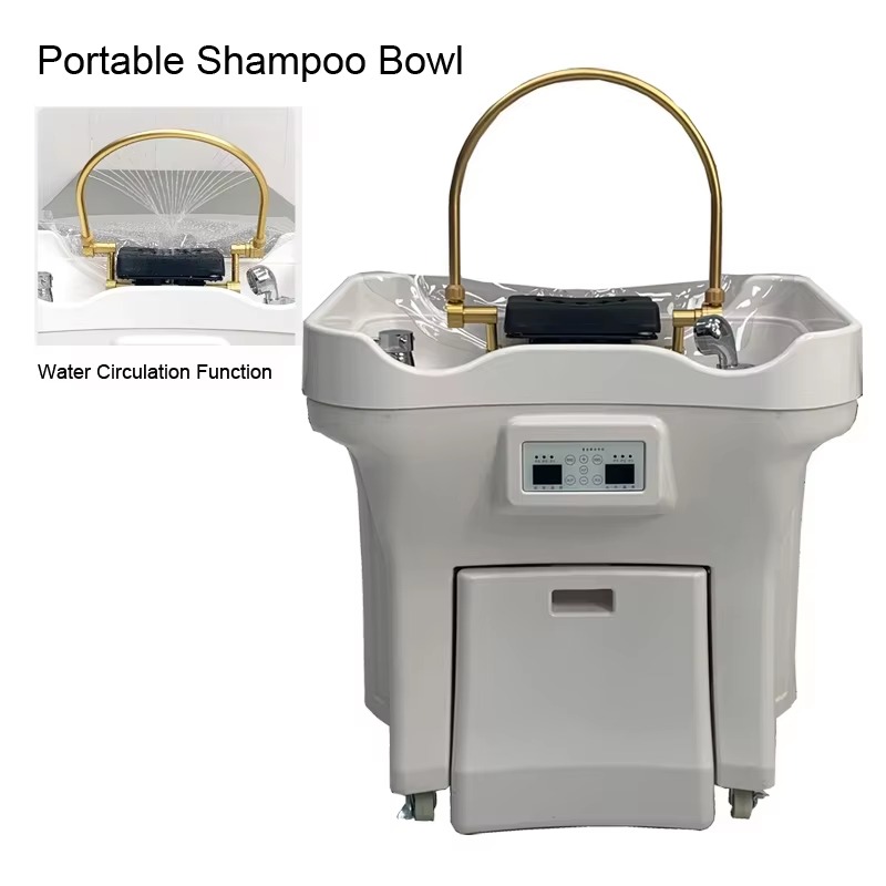 Portable Japanese Head Spa Water Therapy Thai Moden Massage Device With Convenient Shampoo Basin Portable Hair Wash Basin