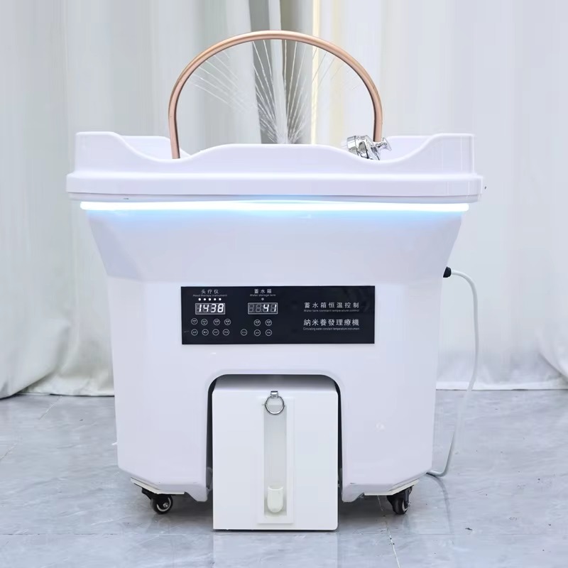 Modern Design Japanese Head Spa Basin Equipment Portable Massage Shampoo Bowl with Fumigation No Plumbing Required