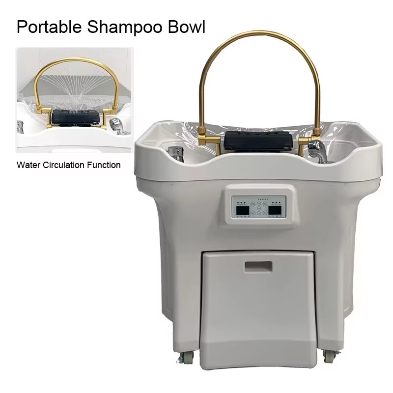 Portable Japanese Head Spa Water Therapy Thai Moden Massage Device With Convenient Shampoo Basin Portable Hair Wash Basin
