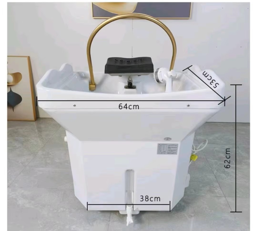 Luxury Hair Washing Head Therapy SPA No Plumbing Portable Shampoo Basin Sink With Water Tank Head Spa for Beauty Salon
