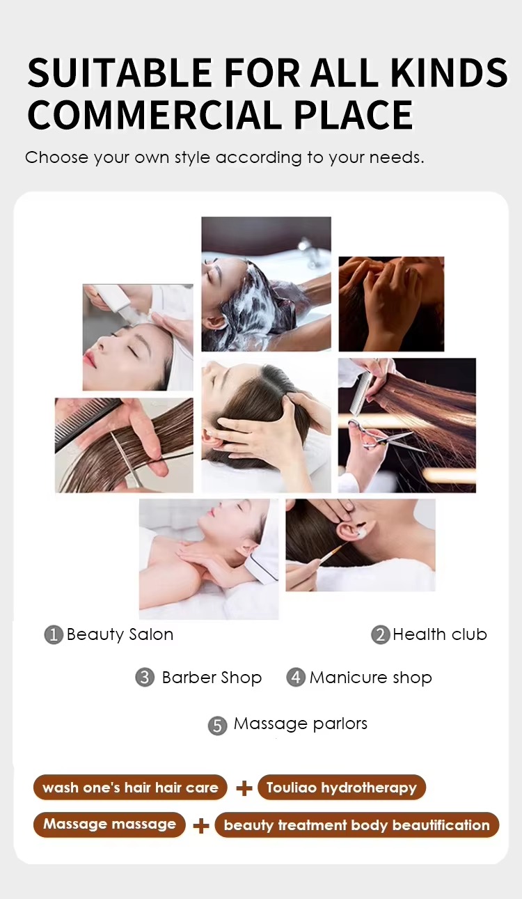 Salon Furniture Professional Head Spa Bed Washing Basin Shampoo Beds Multifunctional Thai Shampoo Bed